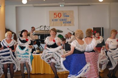 Zlínské seniorky oslavovali v hotelu Moskva výročí svého založení. Foto: MMZ.