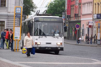 Od pátku do neděle do centra trolejbusy jezdit nebudou.