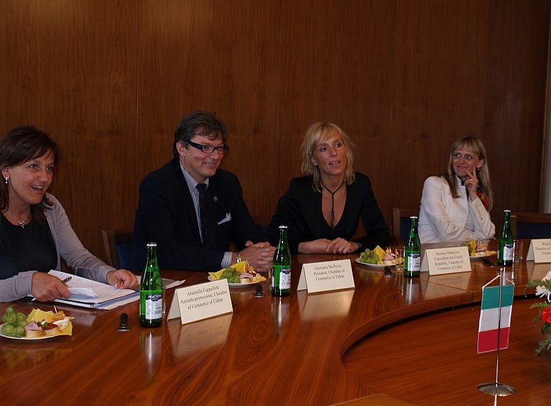 Italská delegace na návštěvě zlínské radnice.