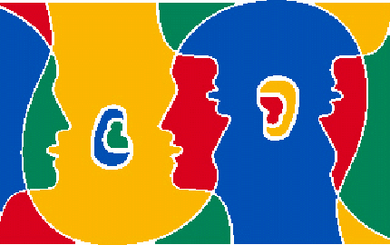 Logo Evropského dne jazyků.