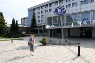 Hotel Atom v Ostravě. 