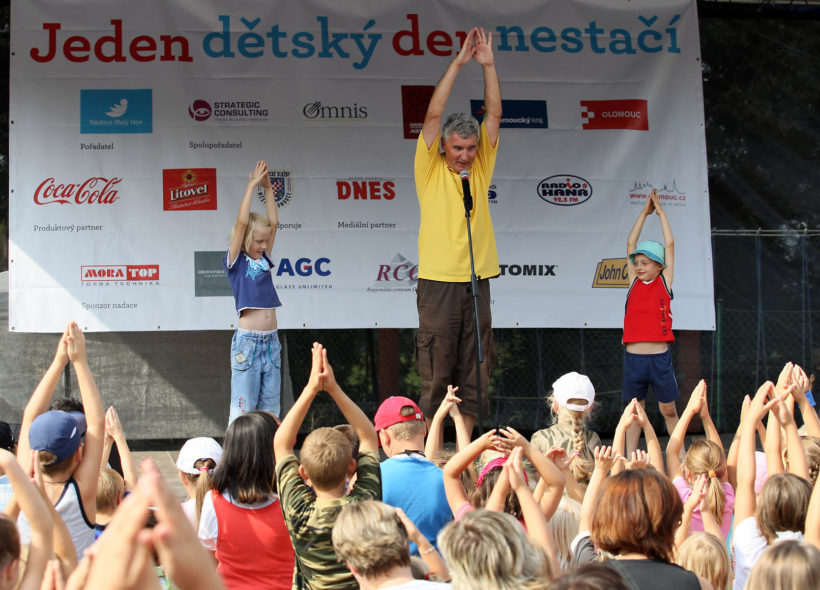 Největší ohlas vzbudil mezi dětmi se svým programem bavič Michal Nesvadba.