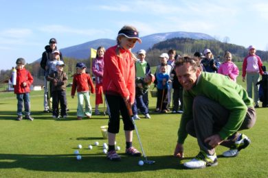 V Ostravici mohou vyzkoušet golf i mladí hráči. 