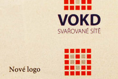 Staré a nové logo společnosti VOKD Svařované sítě. 