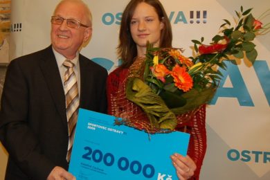 Kateřina Cachová s náměstkem primátora Lubomírem Pospíšilem. 