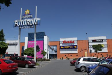Obchodní centrum Futurum Ostrava, které slaví desáté narozeniny. 