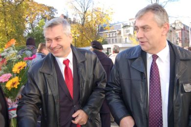 Petr Kajnar (vlevo) a Dalibor Madej se dohodli na společném vládnutí v Ostravě. 