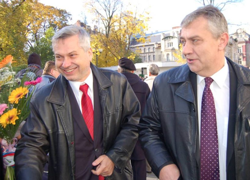 Petr Kajnar (vlevo) a Dalibor Madej se dohodli na společném vládnutí v Ostravě. 
