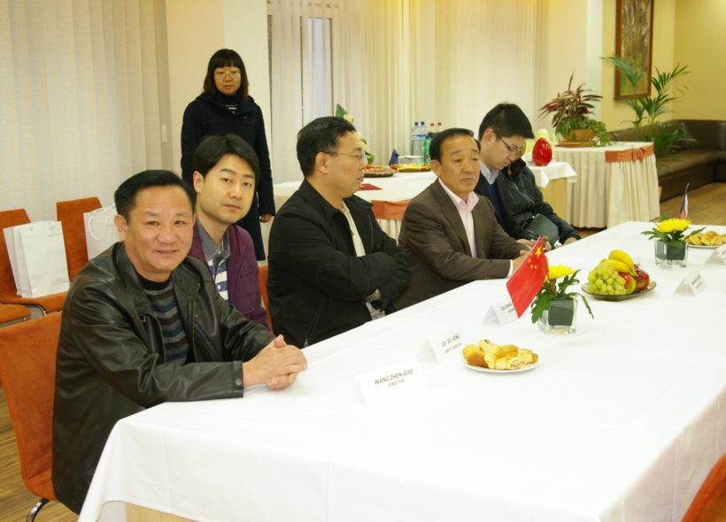 Čínská delegace na návštěvě Letňanské radnice