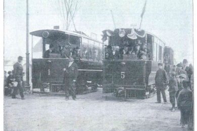 Oficiální zahájení provozu na dráze Praha - Libeň - Vysočany proběhlo19. března 1896