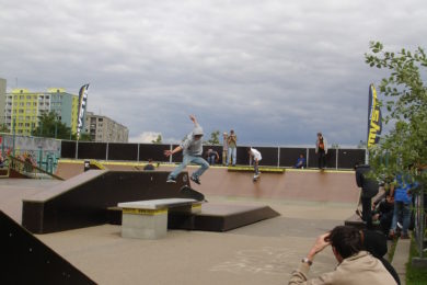Nový skatepark na Černém Mostě
