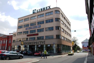 Dům knihy Librex v Ostravě. 