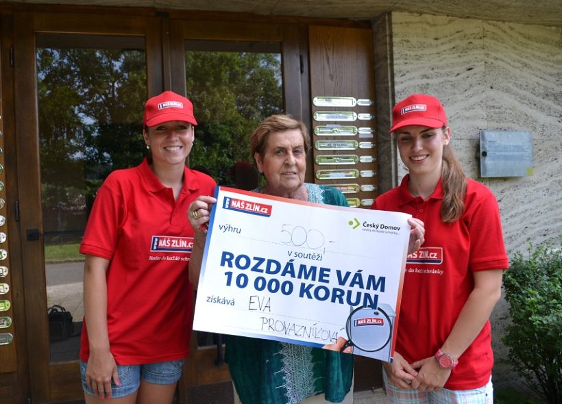 Eva Provazníková měla doma jedno číslo Našeho Zlína a získala 500 korun. 