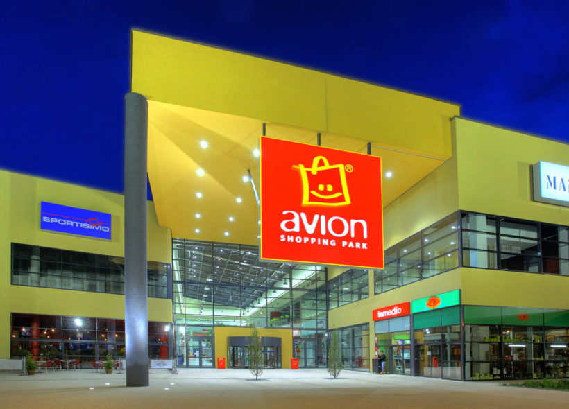 Avion Shopping park v Ostravě. 