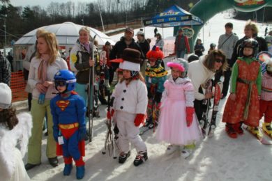 Dětský karneval na sněhu