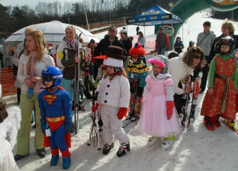 Dětský karneval na sněhu