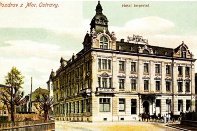 Hotel Imperial  na pohlednici z roku 1905.