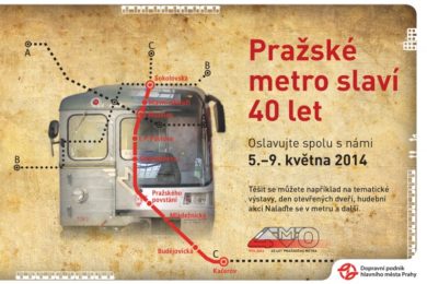 Metro v Praze oslaví 40 let od zahájení provozu