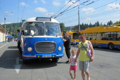 Historický autobus, Den otevřených dveří v Dopravní společnosti Zlín - Otrokovice