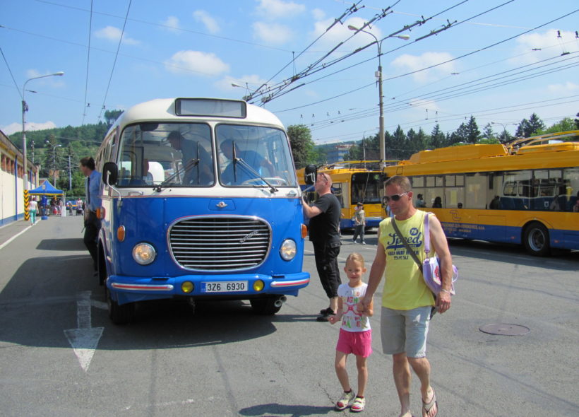 Historický autobus, Den otevřených dveří v Dopravní společnosti Zlín - Otrokovice