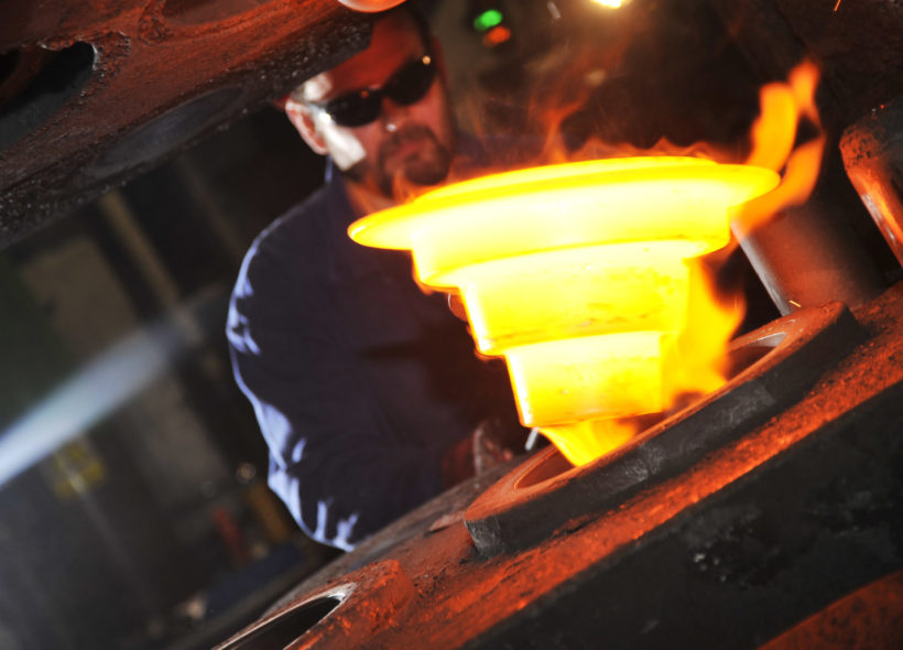 Kovárna Viva, pohled do výroby