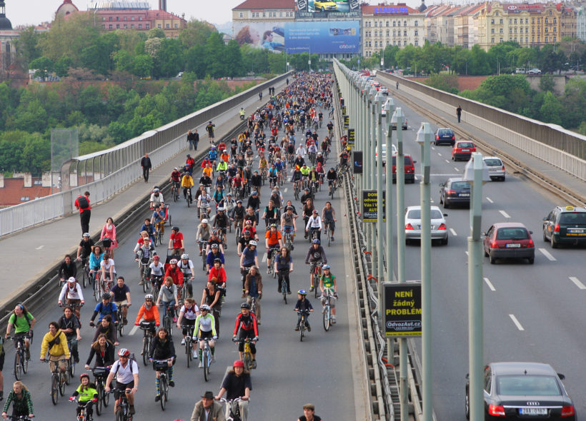 I letos pojedou cyklisté po Nuselském mostě