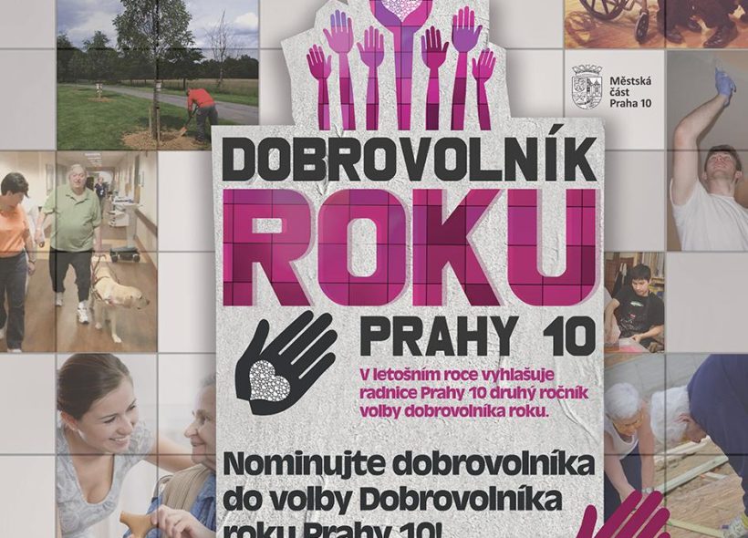 Praha 10 vyhlásila 3. ročník soutěže "Dobrovolník roku"