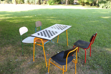 Již brzy by měl šachový stolek vystřídat betonový stůl
