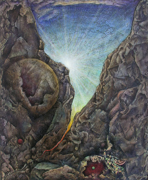 Mezi vystavujícími najdete i obraz Valdemara Sokola.