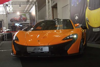 Lákadlem výstavy byl vůz McLaren