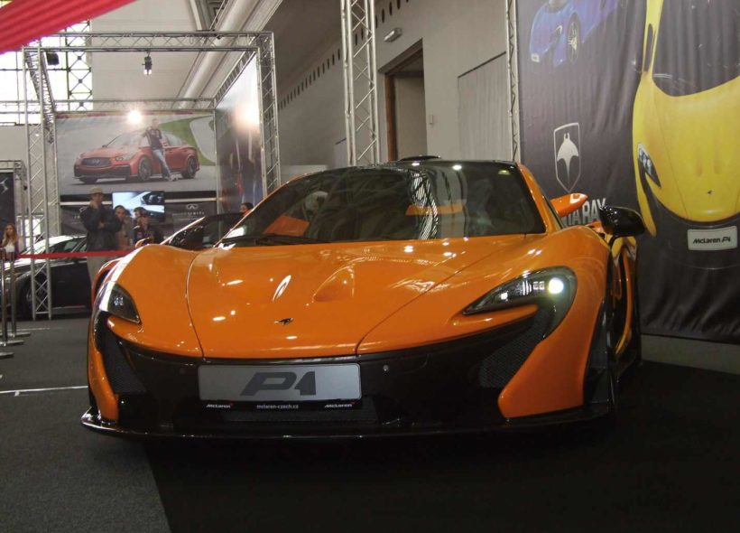 Lákadlem výstavy byl vůz McLaren