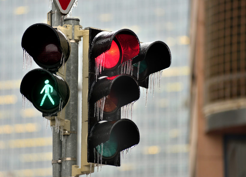 Náledí či sníh zvyšuje pravděpodobnost úrazu