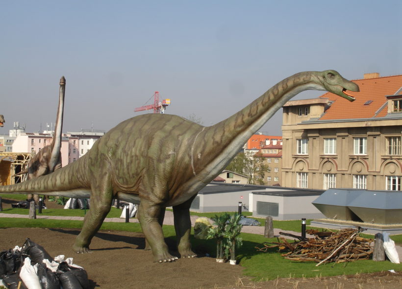 Dinopark na Galerii Harfa otevře letos už popáté