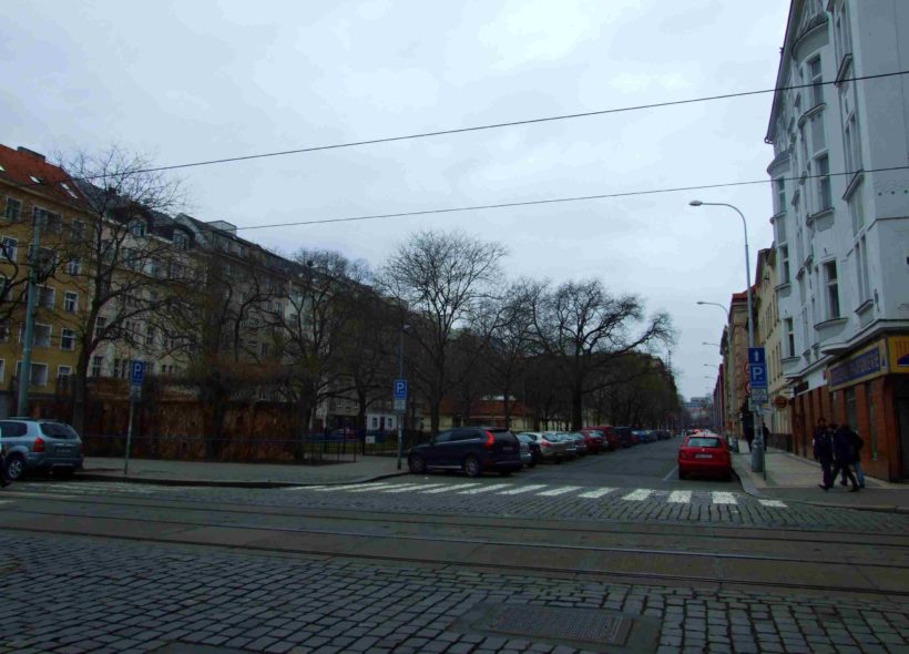 Pohled do ulice Tusarova.