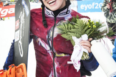 Eva Samková - olympijská vítězska - foto archiv Evy Samkové - Barbora Berdychová
