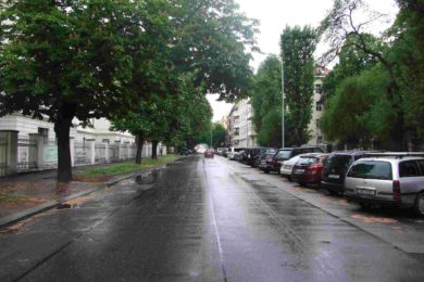 Pohled do ulice Generála Píky.