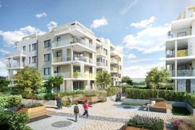 Úspěšný bytový projekt Nové Chabry v Praze 8 se rozroste o dalších 112 bytů a komerční centrum s obchody, restauracemi a mateřskou školou.