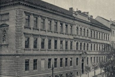 Chlapecká škola v Heroldových sadech 1893