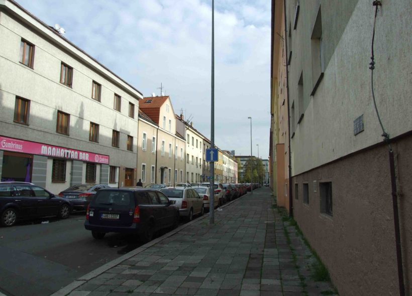 Pohled do Matěchovy ulice.