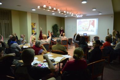 Informační setkání o zbraslavském participativním rozpočtu.