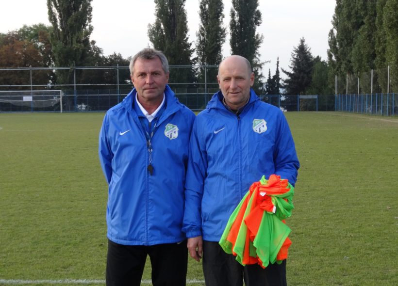 František Jakubec (vlevo) dlouhodobě působil v Podolí jako trenér.