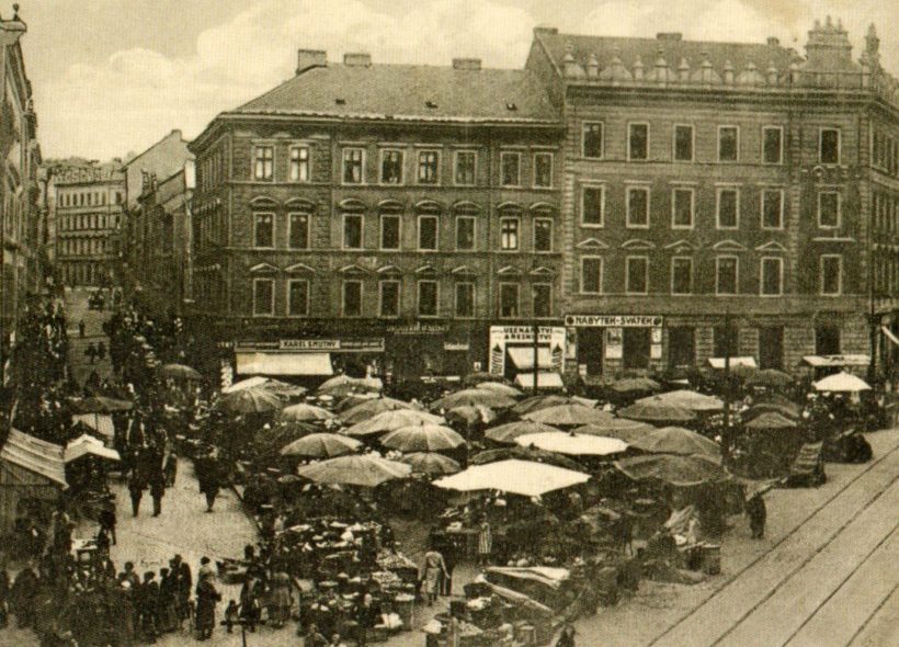 Tržiště Prokopovo náměstí Žižkov