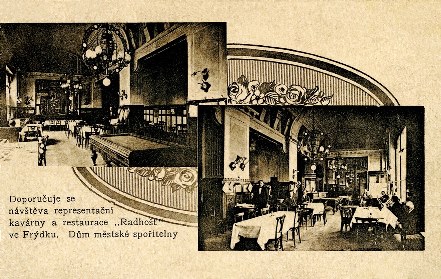 Interiér kavárny Radhošť. Ceny v ní bývaly vyšší.