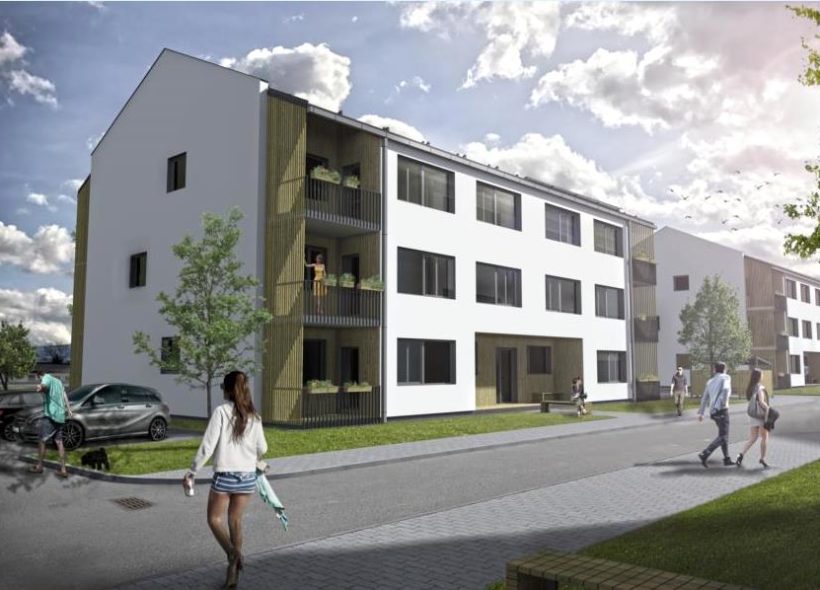 Vizualizace vilových domů Kamenec.