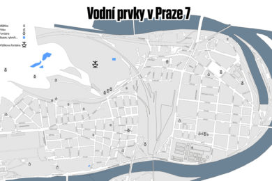 Kompletní přehled vodních prvků na území Prahy 7
