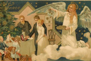 Vánoční pohlednice ze sbírky manželů Poláškových.