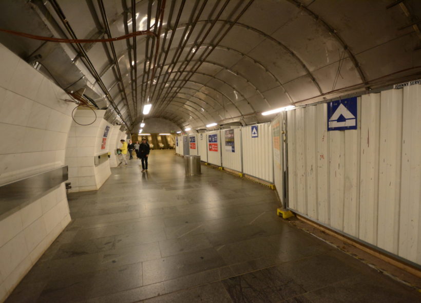 Metro Mzeum A  v opravě  Foto Ivan Kuptík