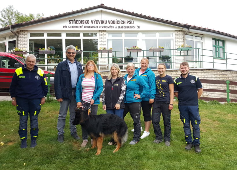 Středisko výcviku vodících psů s italskými kolegy
