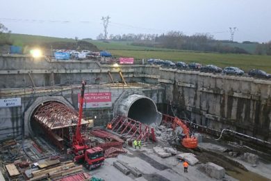 Tak vypadal tunel v lednu letošního roku  Zdroj SŽDC