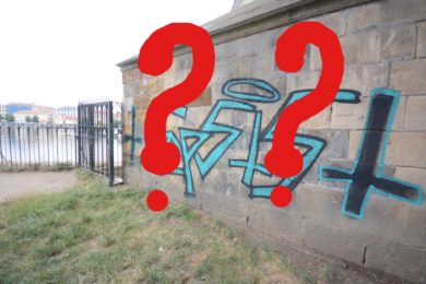 Graffiti zmizelo, jak, Kdo ví?  Foto Ivan Kuptík